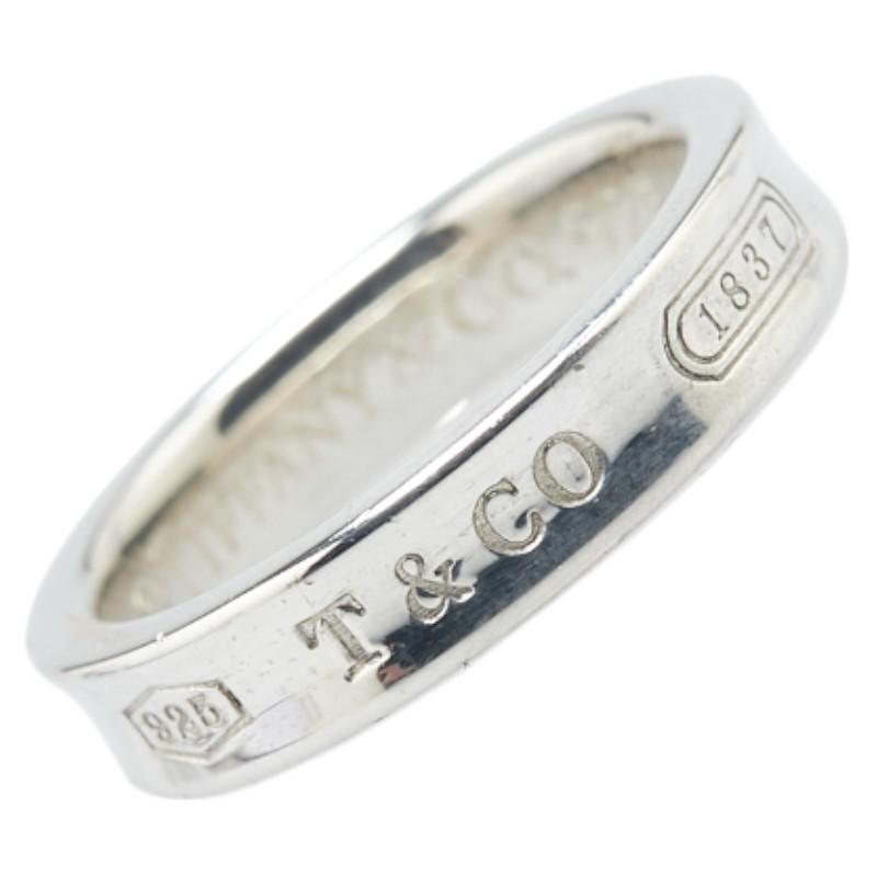美品 ティファニー 1837 ナローリング 指輪 SV925 レディース TIFFANY&Co. ティファニー 1837 ナロー リング 指輪 SV925
