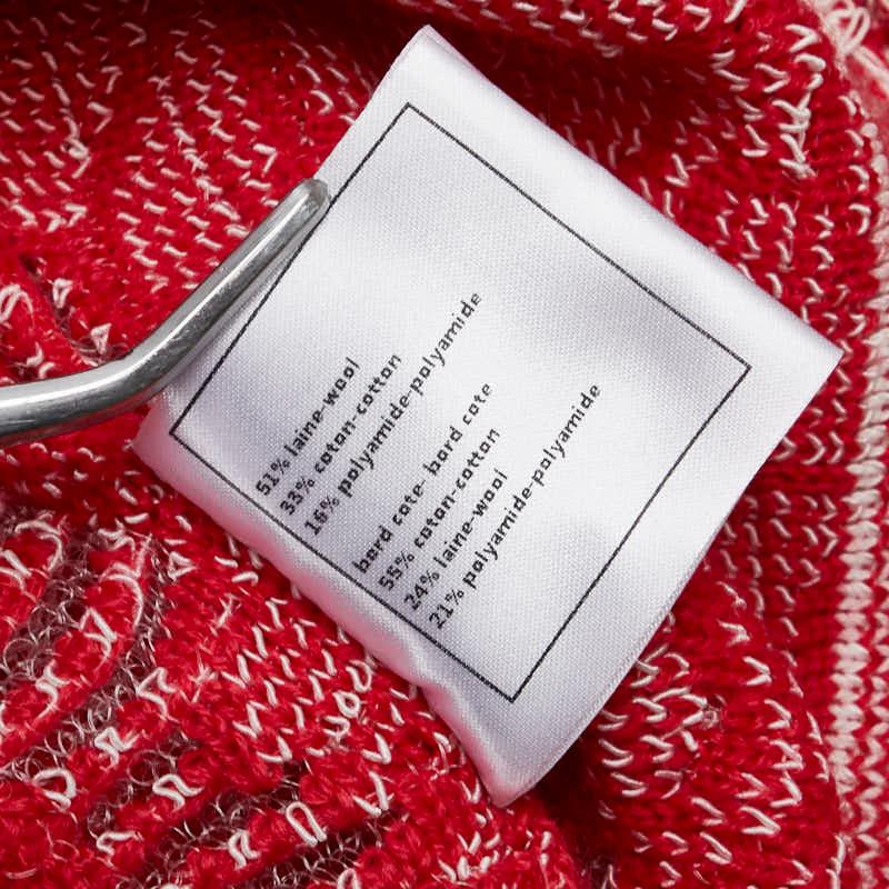CHANEL シャネル フラワー 花柄 カーディガン サイズ:36 レッド CHANEL シャネル フラワー 花柄 カーディガン サイズ:36 レッド