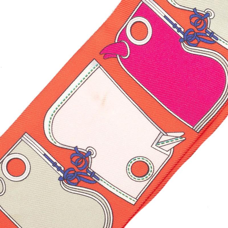 HERMES（エルメス） ツイリー CAMAILS カマイユ スカーフ レッド