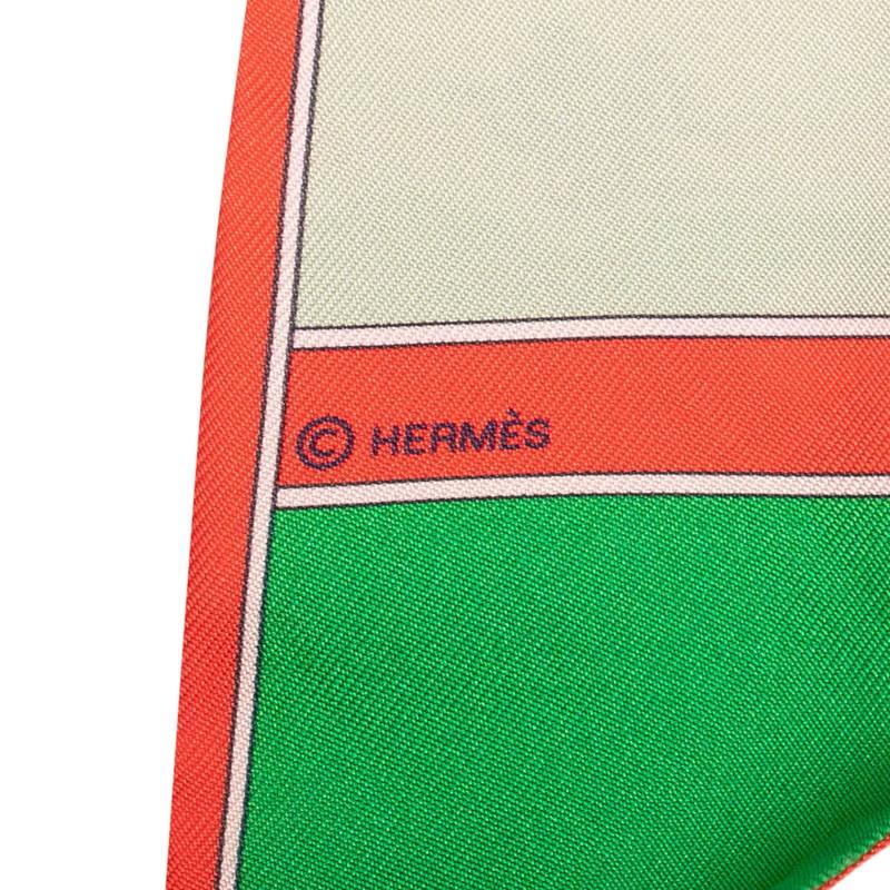 HERMES（エルメス） ツイリー CAMAILS カマイユ スカーフ レッド