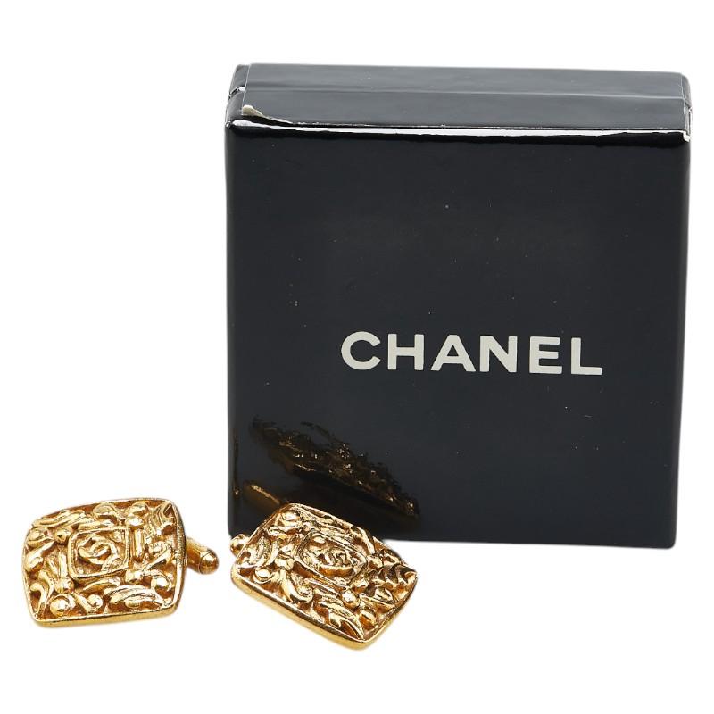 CHANEL（シャネル） ココマーク ひし形 カフス ゴールド メッキ