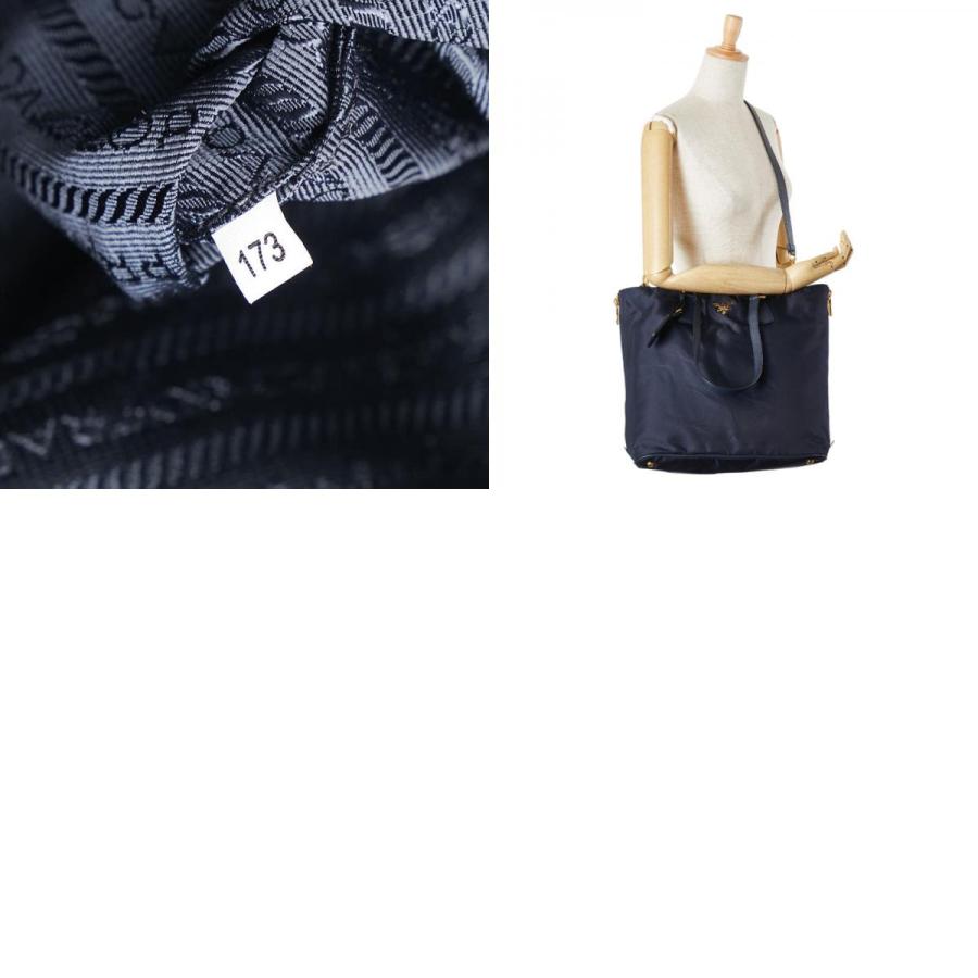 PRADA（プラダ） トートバッグ ショルダーバッグ 2WAY ネイビー
