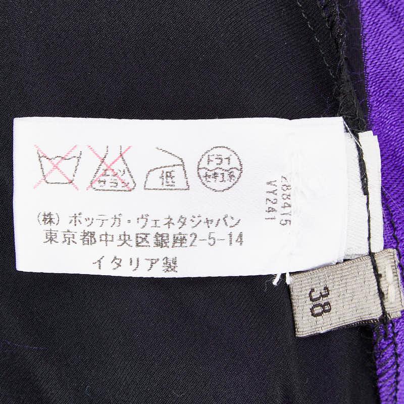 ボッテガヴェネタ ワンピース ドレス サイズ：38 ブラック マルチ 