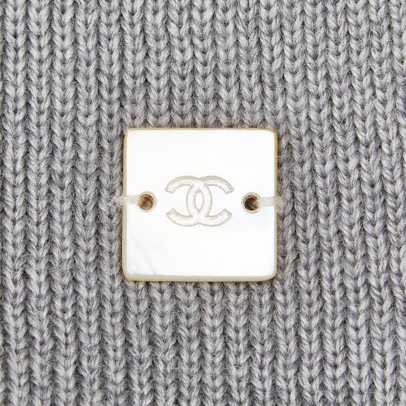 CHANEL - シャネル ニット タートルネック サイズ：42 ウール レディース CHANEL 【1-0192689】 CHANEL シャネル ニット タートルネック サイズ：42 グレー