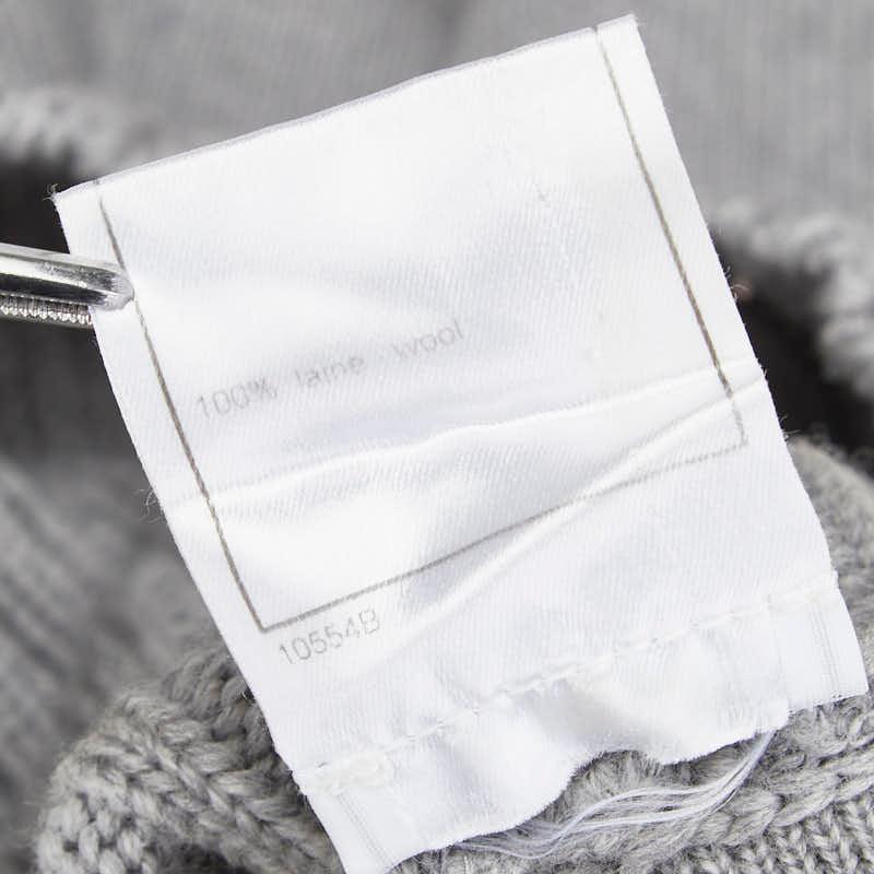 CHANEL シャネル ニット タートルネック サイズ：42 グレー
