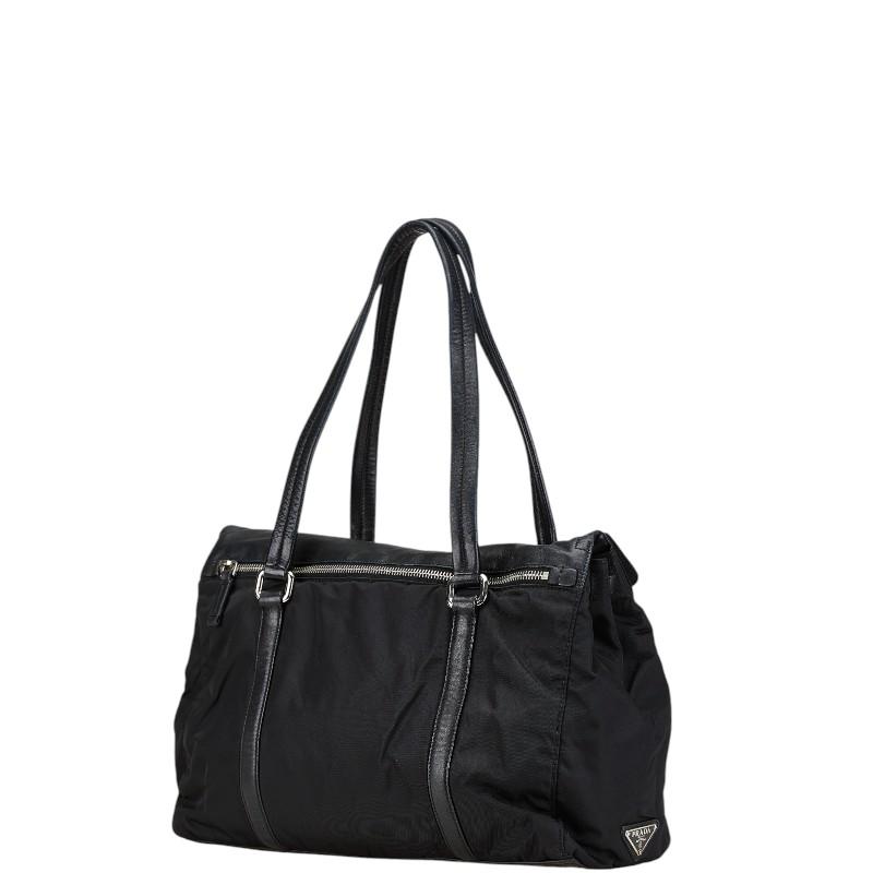 PRADA プラダ 三角ロゴプレート トートバッグ ショルダーバッグ PRADA プラダ 三角ロゴプレート トートバッグ ショルダーバッグ