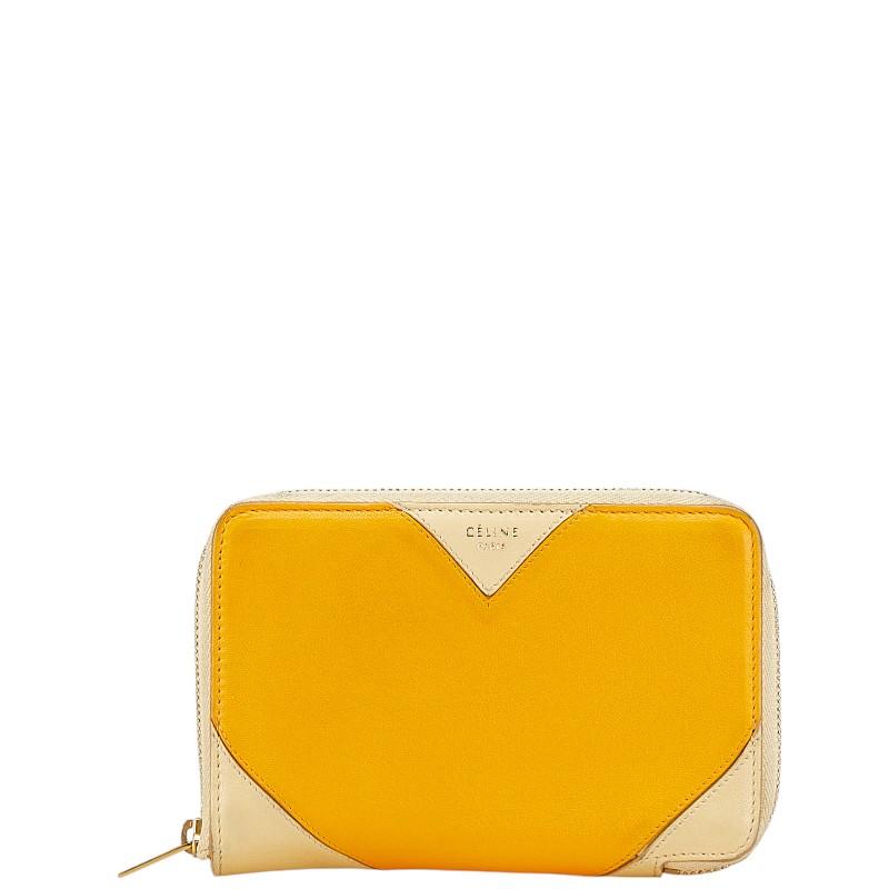 CELINE セリーヌ ロゴ 二つ折り財布 コンパクトウォレット ベージュ  