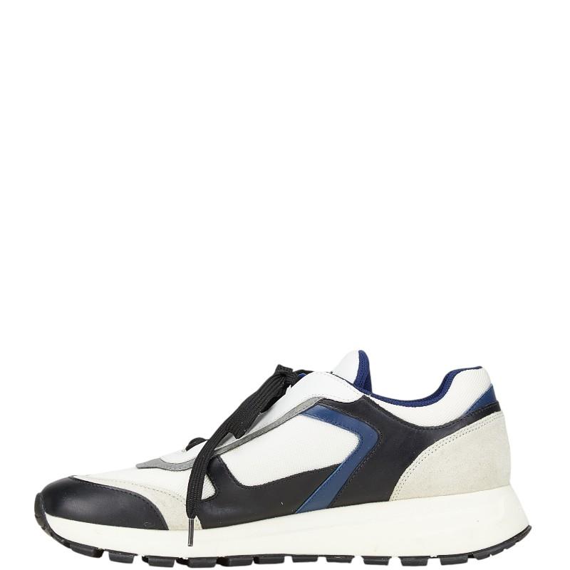 PRADA プラダ スニーカー サイズ：8 1/2 4E3482 ホワイト グレー