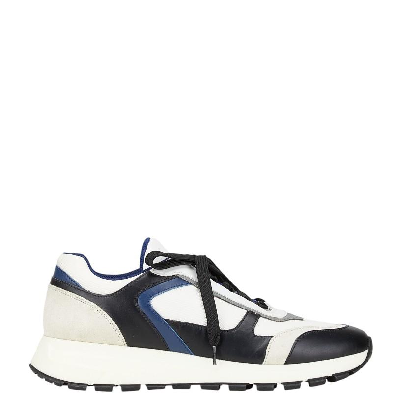 PRADA プラダ スニーカー サイズ：8 1/2 4E3482 ホワイト グレー