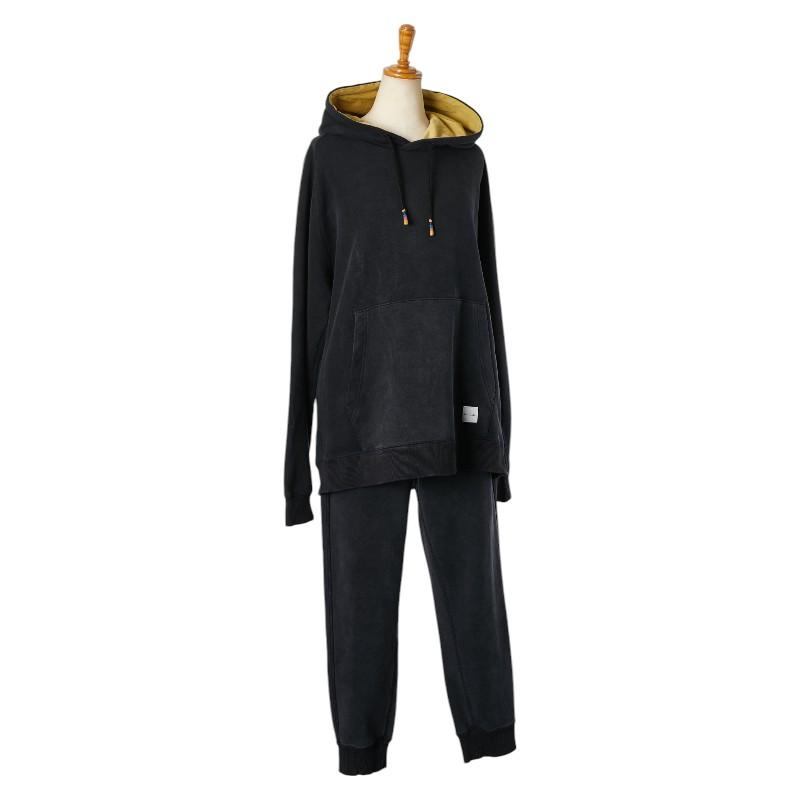 ポールスミス パーカー フーディー パンツ スウェット セットアップ ブラック コットン メンズ PAUL SMITH【中古】 ポールスミス パーカー フーディー パンツ スウェット セットアップ