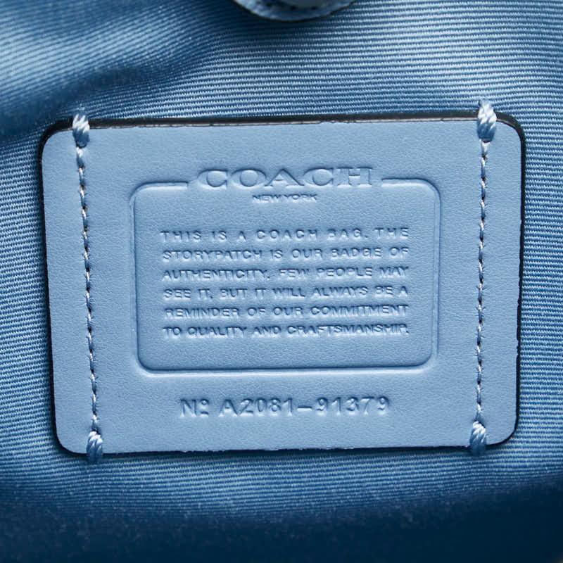 未使用級/人気色✨コーチ ビジネスバッグ 2way サリバン ネイビー レザー COACH コーチ シグネチャー 2WAY ビジネスバッグ レザー