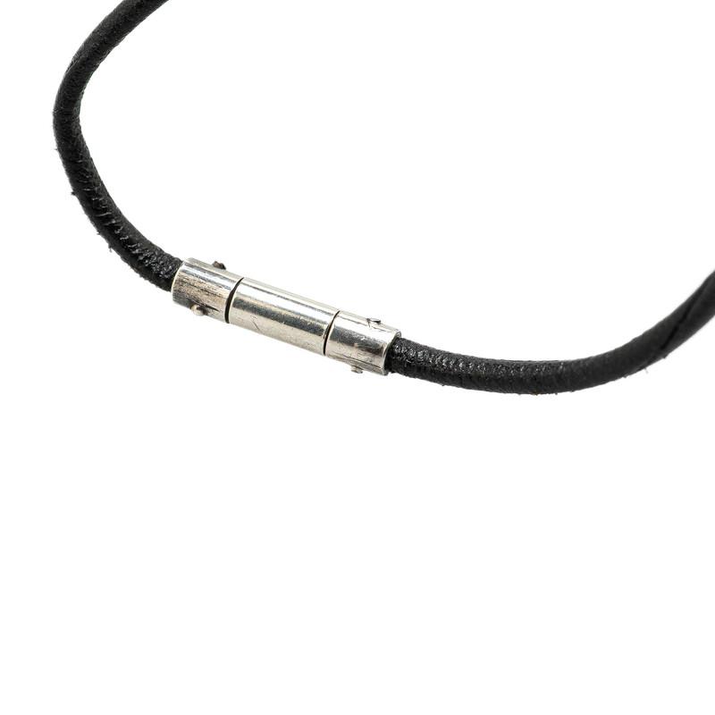 GUCCI（グッチ） メス シンボル ネックレス ブラック SV925 シルバー