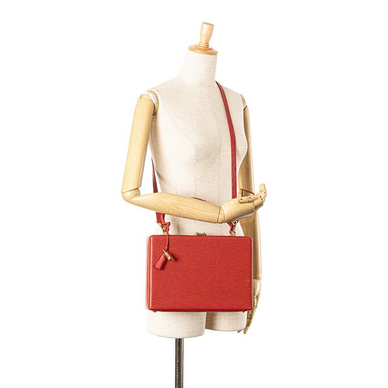 フェンディ レザー ミニトランク 2way バッグ フェンディ ミニトランク アタッシュケース ショルダーバッグ