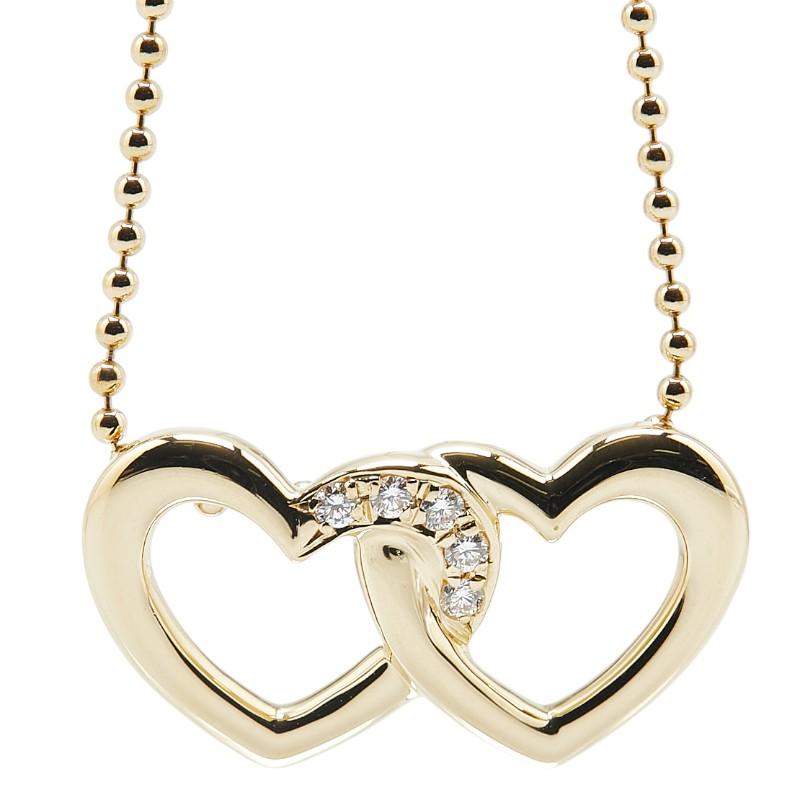 Dior ディオール ネックレス ゴールド ハート ディオールオム DIOR HOMME ストーンハートネックレス ゴールド