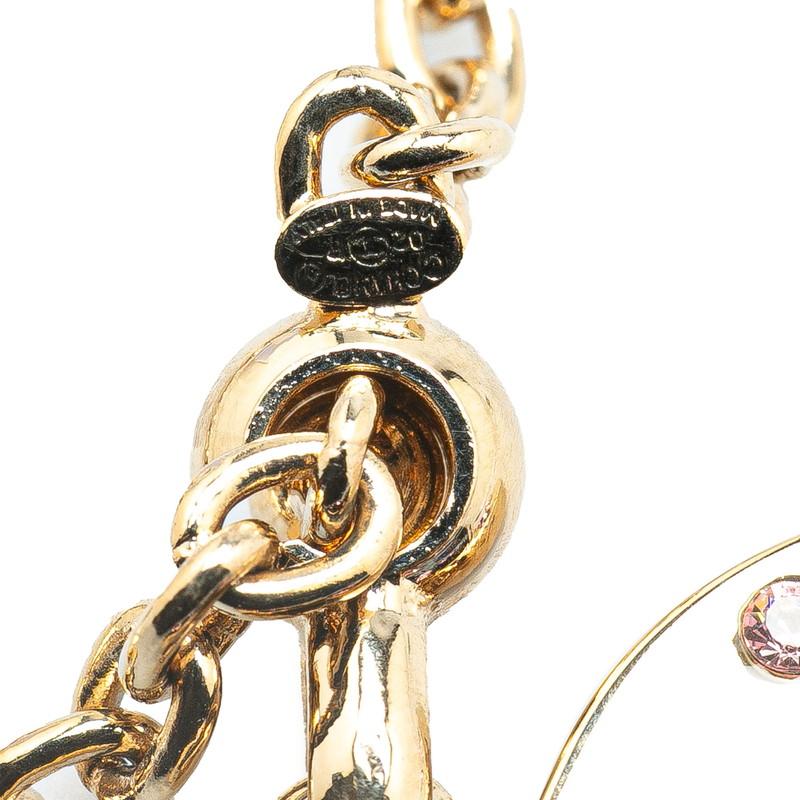 CHANEL（シャネル） ハート ココマーク ラインストーン キーホルダー