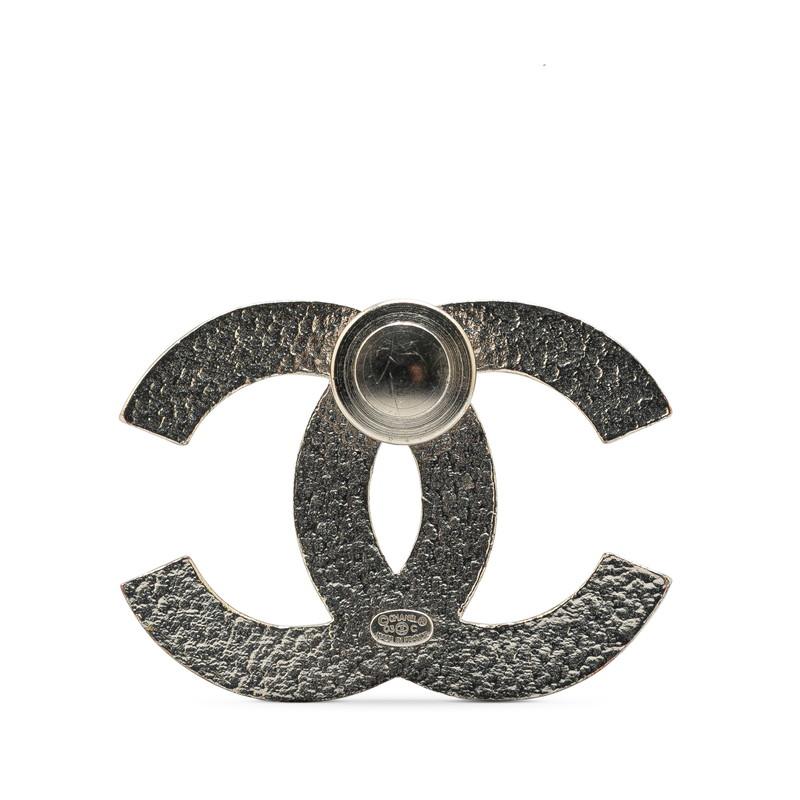 CHANEL シャネル ココマーク パール ブローチ シルバー メタル CHANEL シャネル ココマーク パール ブローチ シルバー メタル