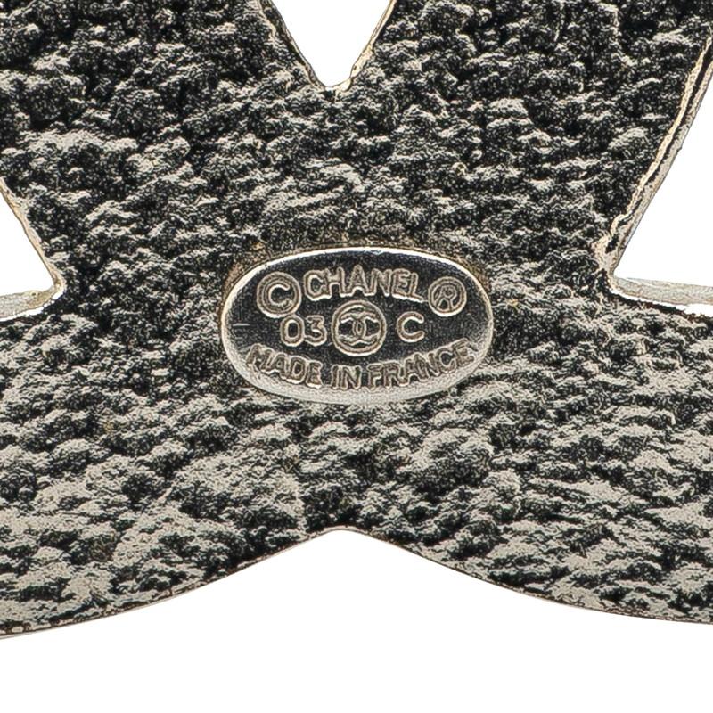 CHANEL シャネル ココマーク パール ブローチ シルバー メタル CHANEL シャネル ココマーク パール ブローチ シルバー メタル