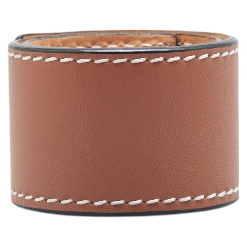 LOEWE ロエベ アナグラム スモールスラップ ブレスレット タン  