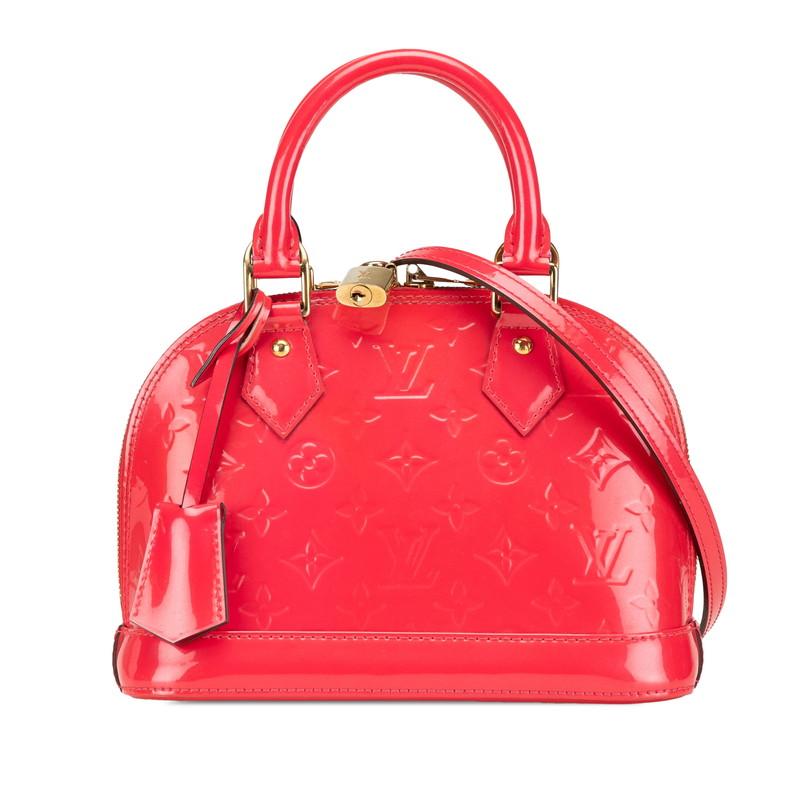 LOUIS VUITTON ルイ ヴィトン モノグラム ヴェルニ アルマBB 