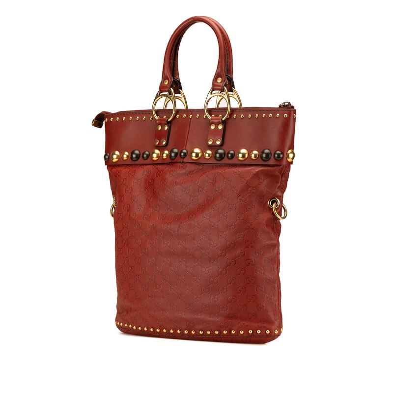 GUCCI（グッチ） グッチシマ スタッズ ハンドバッグ ショルダーバッグ