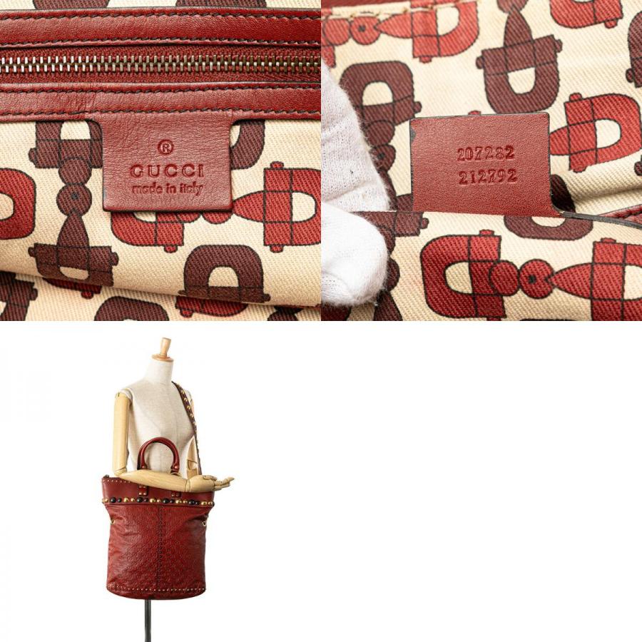 GUCCI グッチ グッチシマ スタッズ ハンドバッグ ショルダー