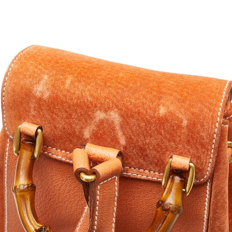 グッチ バンブー リュック バックパック 003 2058 0030 オレンジ