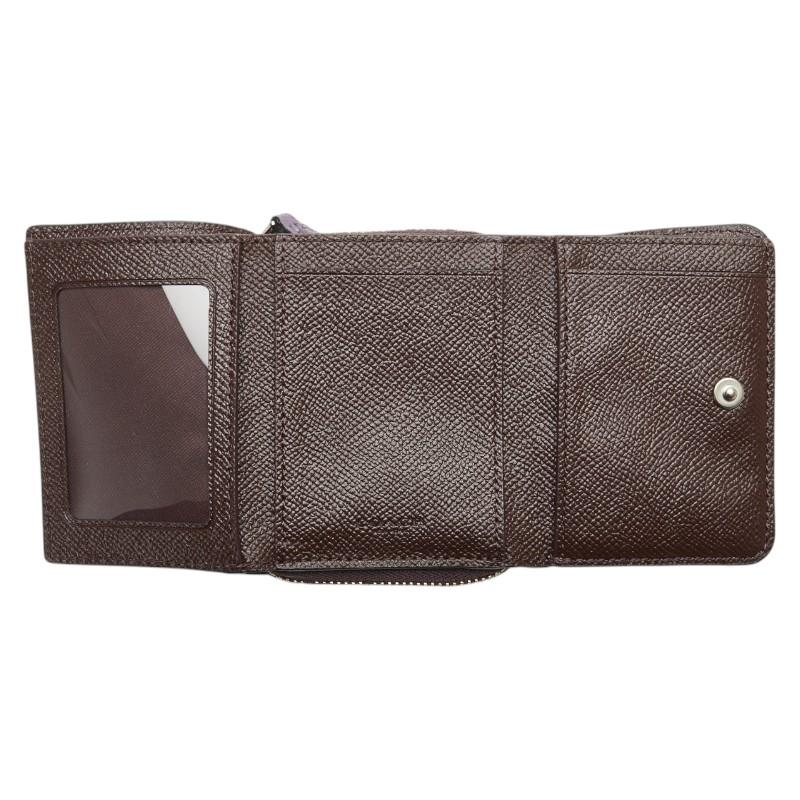 COACH（コーチ） 三つ折り財布 F37968 パープル PVC レザー レディース