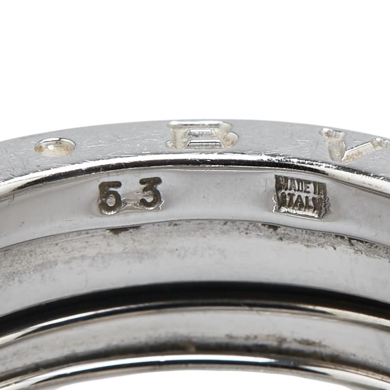 BVLGARI（ブルガリ） ビーゼロワン リング 指輪 #53 シルバー K18WG