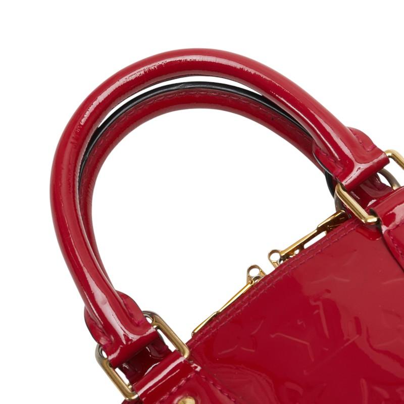 LOUIS VUITTON ルイ ヴィトン モノグラム ヴェルニ アルマBB 