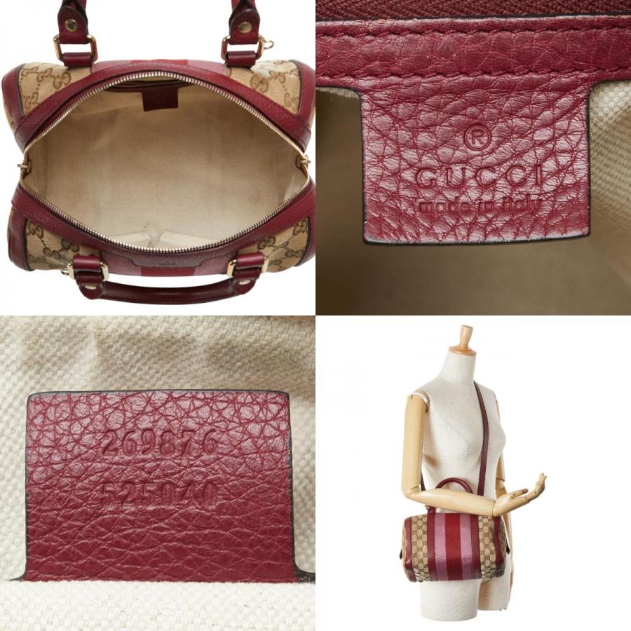 GUCCI（グッチ） GGキャンバス シェリーライン ハンドバッグ 