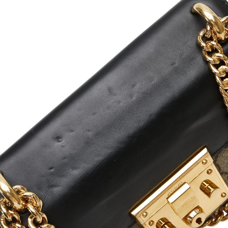 GUCCI グッチ GGスプリーム パドロック チェーン ショルダー