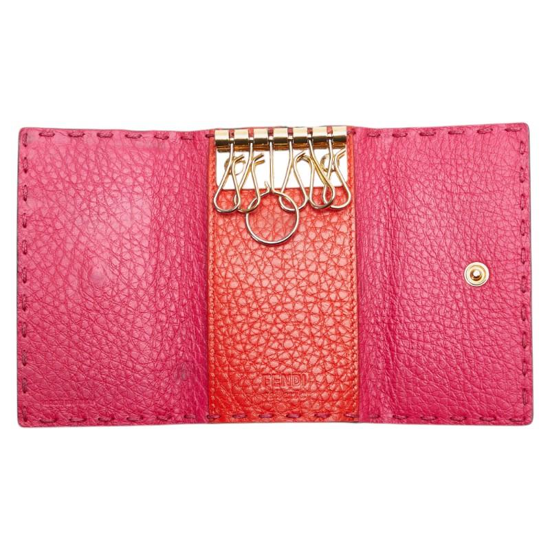FENDI フェンディ セレリア 6連 キーケース 8AP079 ピンク FENDI フェンディ セレリア 6連 キーケース 8AP079 ピンク