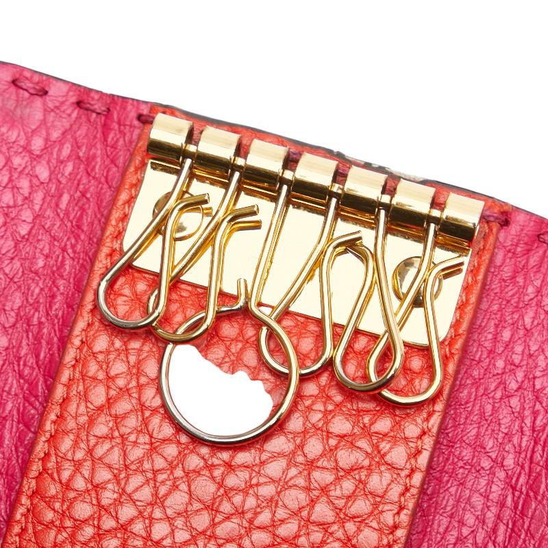 FENDI フェンディ セレリア 6連 キーケース 8AP079 ピンク FENDI フェンディ セレリア 6連 キーケース 8AP079 ピンク
