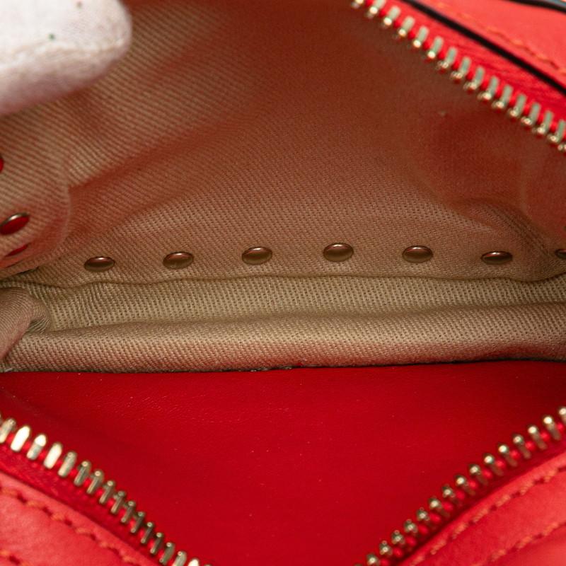 ヴァレンチノ ロックスタッズ リュック バックパック レッド レザー