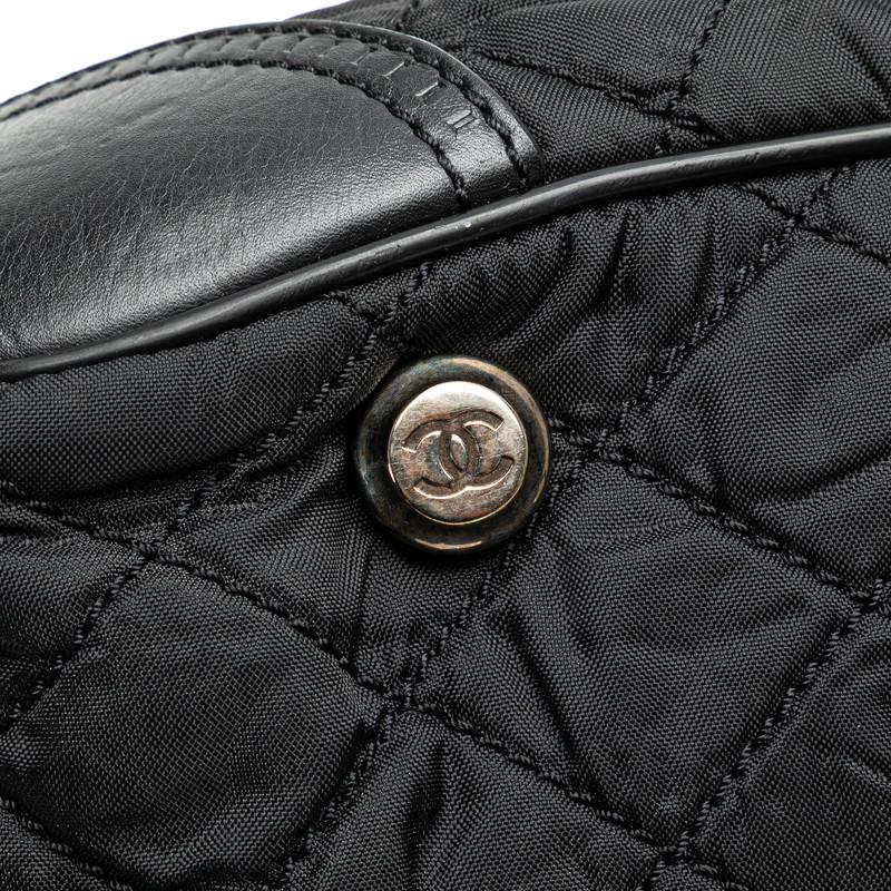 CHANEL シャネル パリニューヨーク キルティング ミニボストンバッグ 