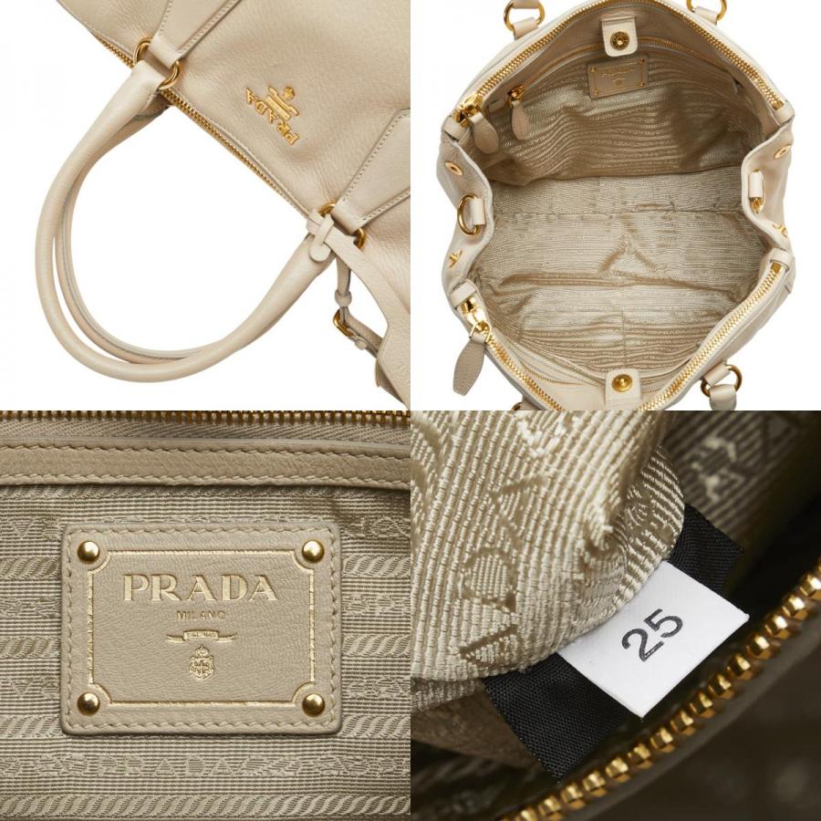 PRADA プラダ ハンドバッグ ショルダーバッグ 2WAY ベージュ