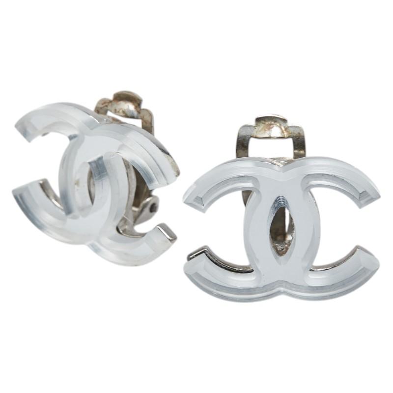 CHANEL（シャネル） ココマーク ミラー イヤリング シルバー メタル
