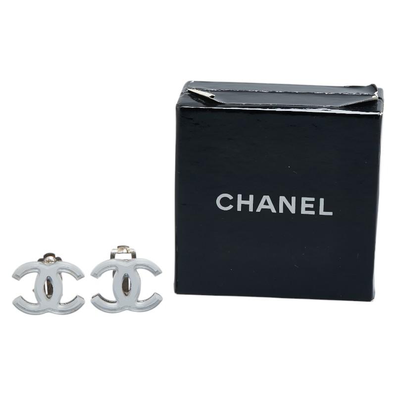CHANEL（シャネル） ココマーク ミラー イヤリング シルバー メタル