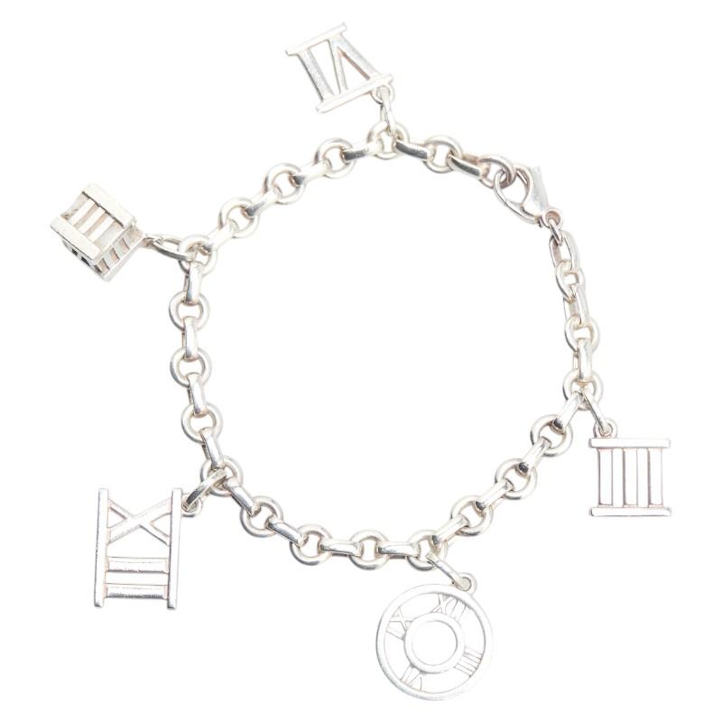 ティファニー アトラスチャーム ブレスレット ブレス シルバー 925 希少 TIFFANY&Co.（ティファニー） アトラス 5チャーム ブレスレット SV925