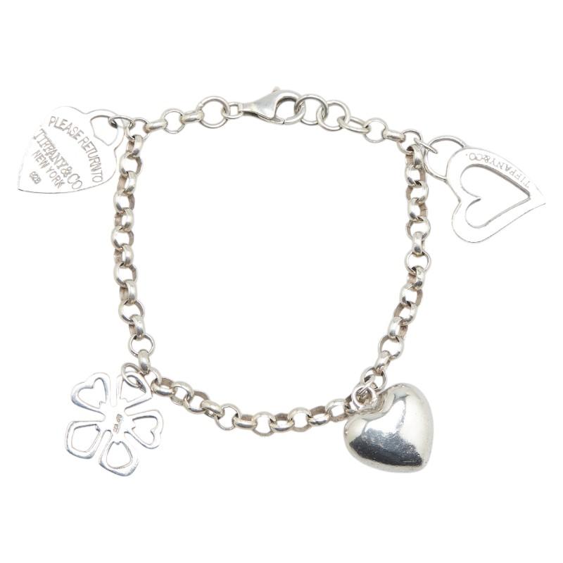 TIFFANY&Co. ティファニー 4チャーム リターン トゥ ブレスレット 