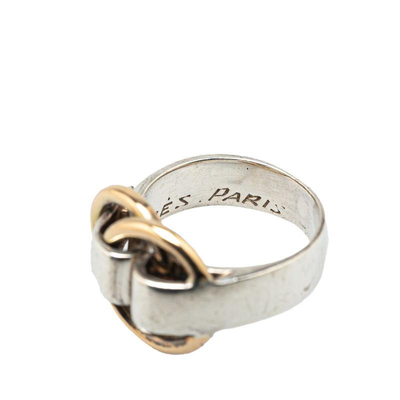 エルメス ドゥザノーリング メンズ レディース SV925×k18YG