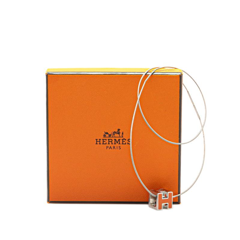 HERMES エルメス カージュドアッシュ Hキューブ ペンダント HERMES エルメス カージュドアッシュ Hキューブ ペンダント