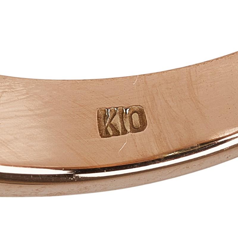 エジェリ K10PG ピンクゴールド トルマリン リング 指輪 レディース 8