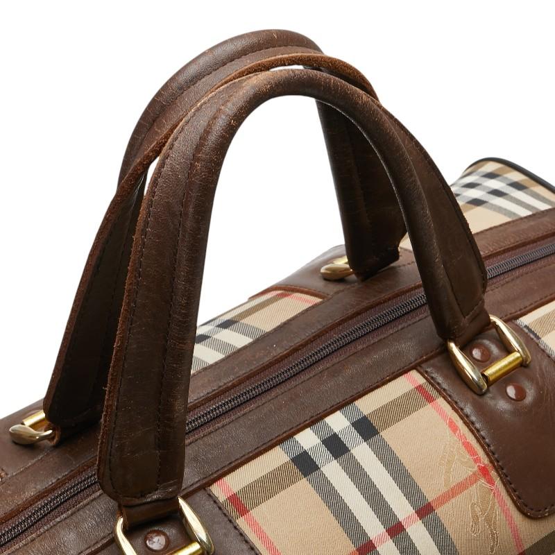 BURBERRY バーバリー ノバチェック シャドーホース ボストン