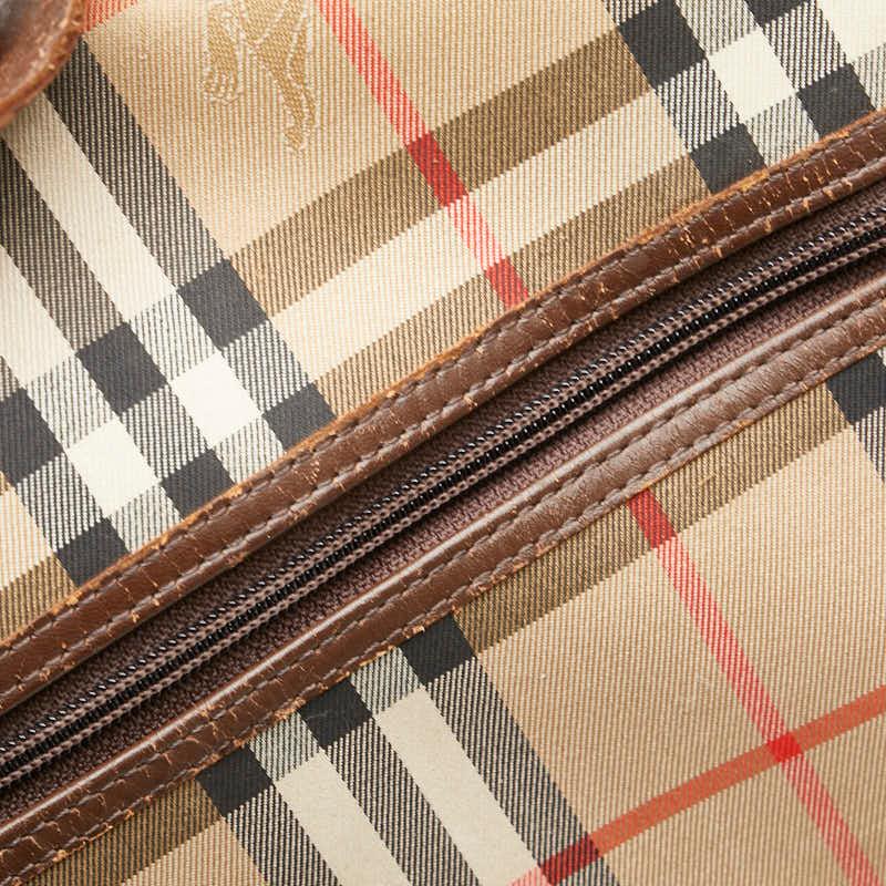 BURBERRYボストンバッグノバチェック 旅行かばんシャドーホースヴィンテージ BURBERRY バーバリー ノバチェック シャドーホース ボストン