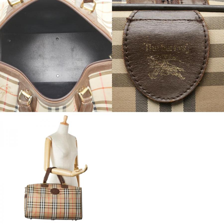 BURBERRY バーバリー ノバチェック シャドーホース ボストン