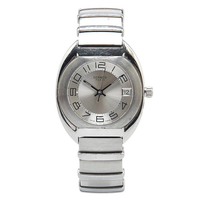 HERMES（エルメス） エスパス 腕時計 ES2.210 クオーツ シルバー文字盤