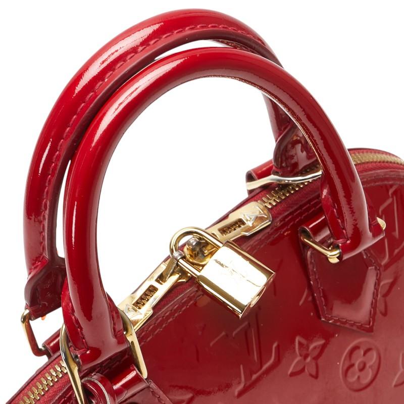 LOUIS VUITTON ルイ ヴィトン モノグラム ヴェルニ アルマBB 