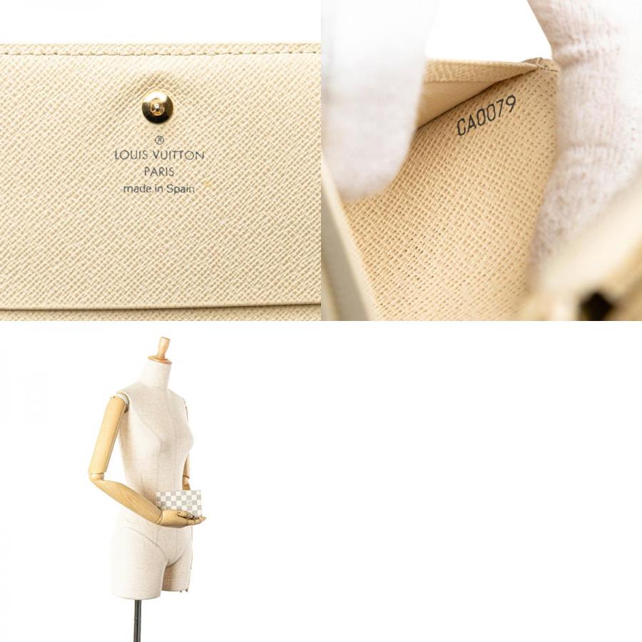 LOUIS VUITTON ルイ ヴィトン ダミエ アズール ポルトフォイユ