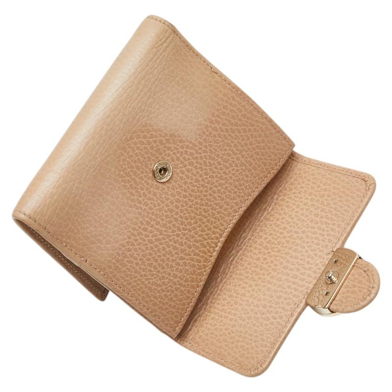 GUCCI グッチ インターロッキング 三つ折り財布 615525 ベージュ GUCCI グッチ インターロッキング 三つ折り財布 615525 ベージュ